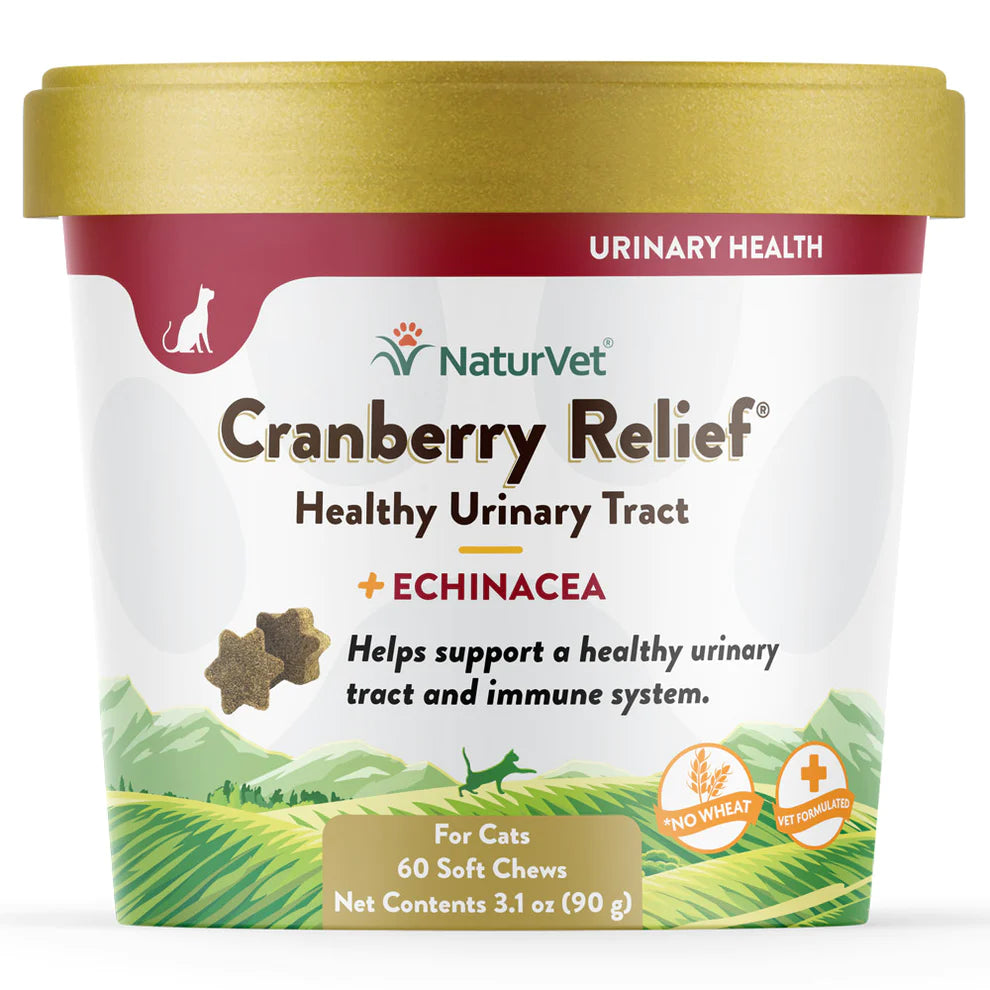 NATURVET® CRANBERRY RELIEF® SOFT CHEWS FOR CATS (60 CT)