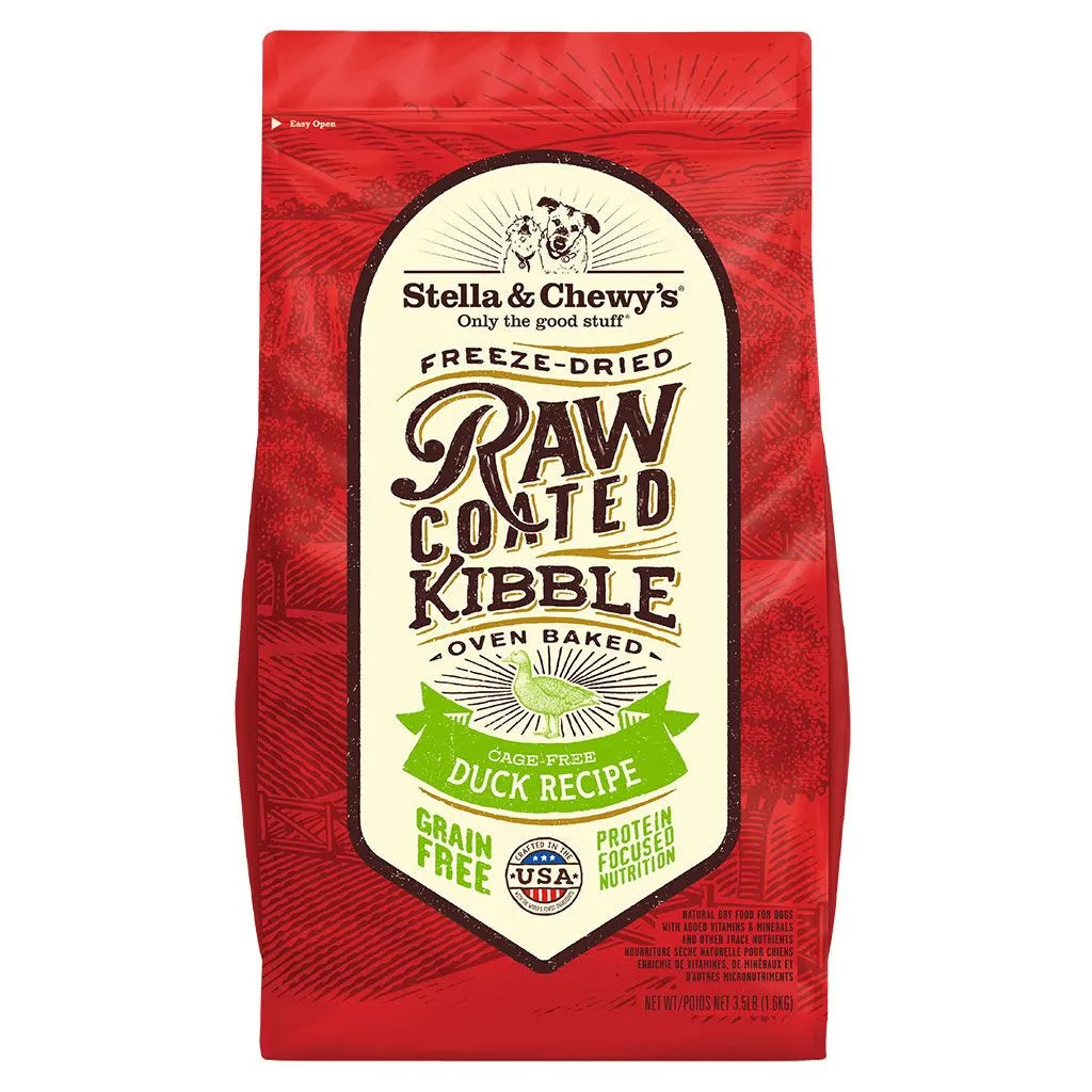 STELLA & CHEWY'S® CAGE-FREE DUCK RAW COATED KIBBLE DRY DOG FOOD