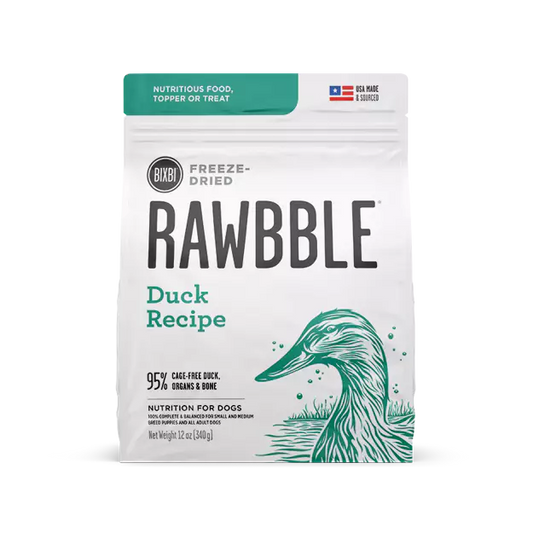 Bixbi Rawbble Freeze Dried Duck dog