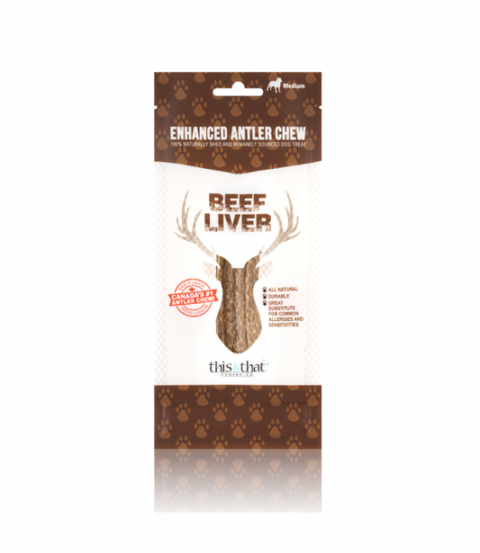 THIS & THAT® ENHANCED ANTLER CHEW BEEF LIVER