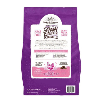 STELLA & CHEWY'S® RAW COATED KIBBLE CAGE-FREE CHICKEN RECIPE FOR KITTENS GRAIN FREE DRY KITTEN FOOD