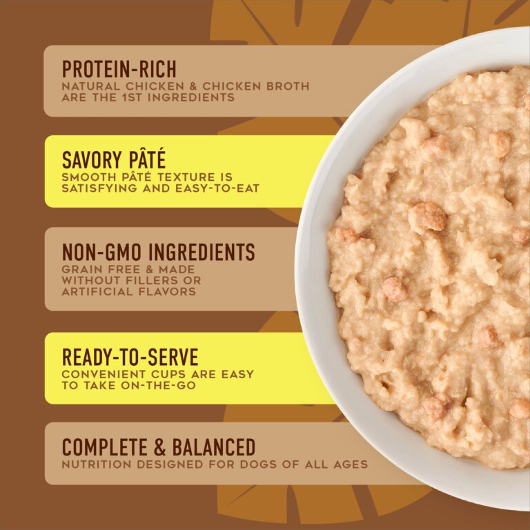 Tiki Dog® Savory Pâté: Chicken & Chicken Liver Recipe 3oz*4