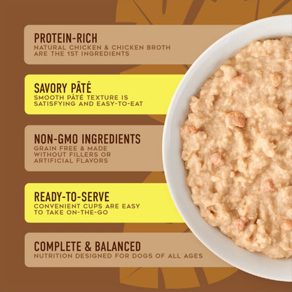 Tiki Dog® Savory Pâté: Chicken & Chicken Liver Recipe 3oz*4