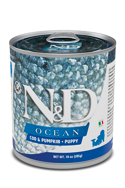 Farmina N&D Ocean Canine Rawcan Codfish & Pumpkin Puppy -10oz*3pk