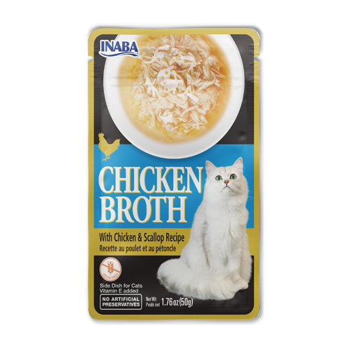 Inaba Cat Chicken Broth - Recipes 50g - 3pk