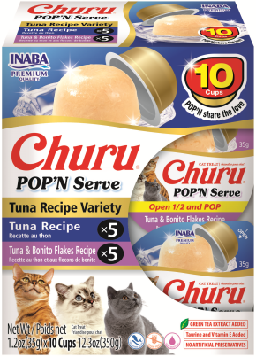 Inaba Cat Churu -POP'N Serve Variety 10 Pack