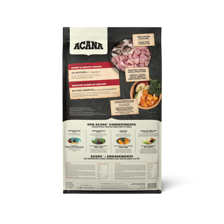 Acana Sport & Agility Recipe Adult Dog Food 11.4KG
