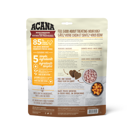 Acana High Protein Chicken Liver Dog Treats Biscuits