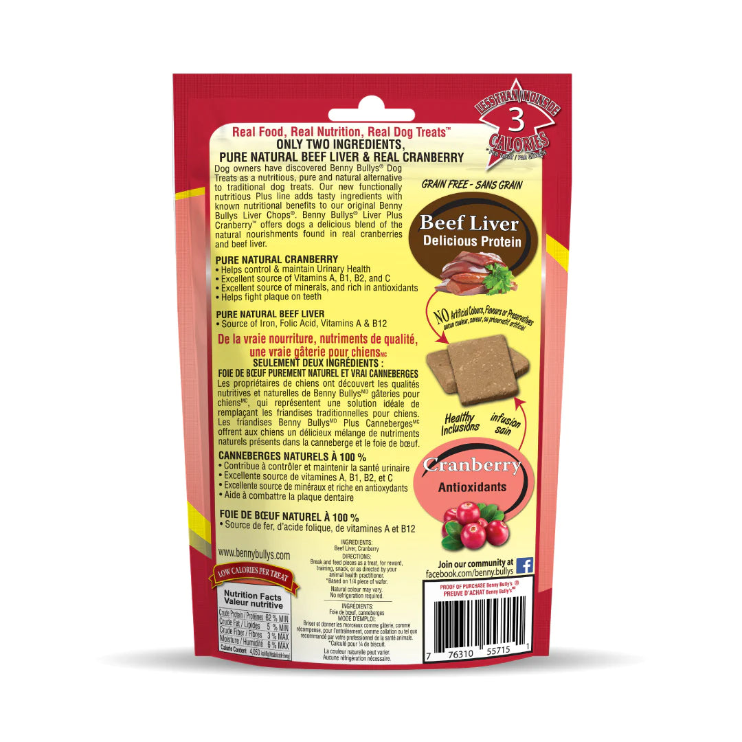 Benny Bully Beef Liver Plus Cranberry Cat 25g