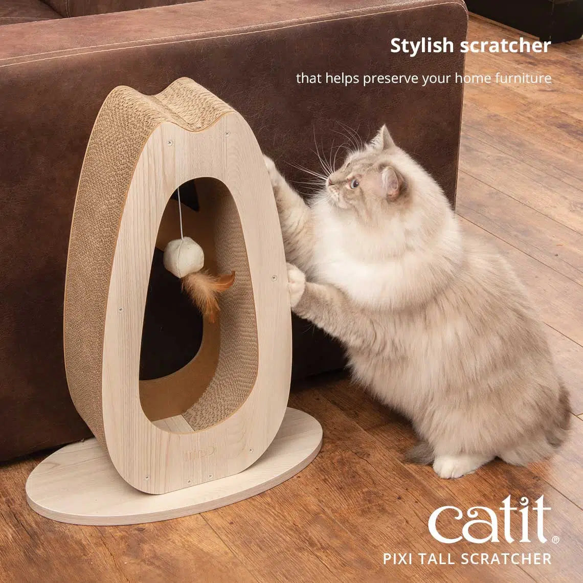 Catit PIXI Scratcher - Tall - 45 x 23.5 x 56 cm (18 x 9 x 22 in)