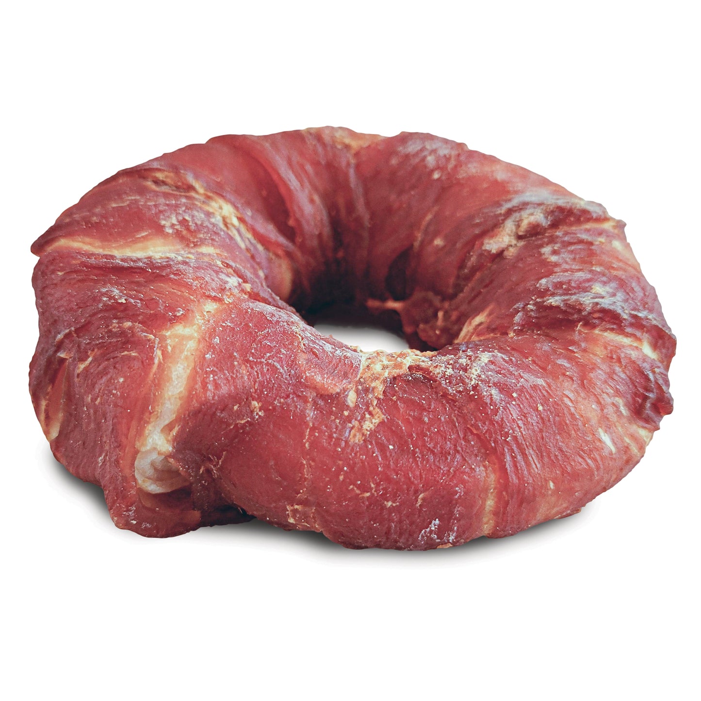 Dogit Snack Bar Rawhide - Duck-Wrapped Donut - 1 pc (10 - 11.4 cm/4 - 4.5 in dia.)