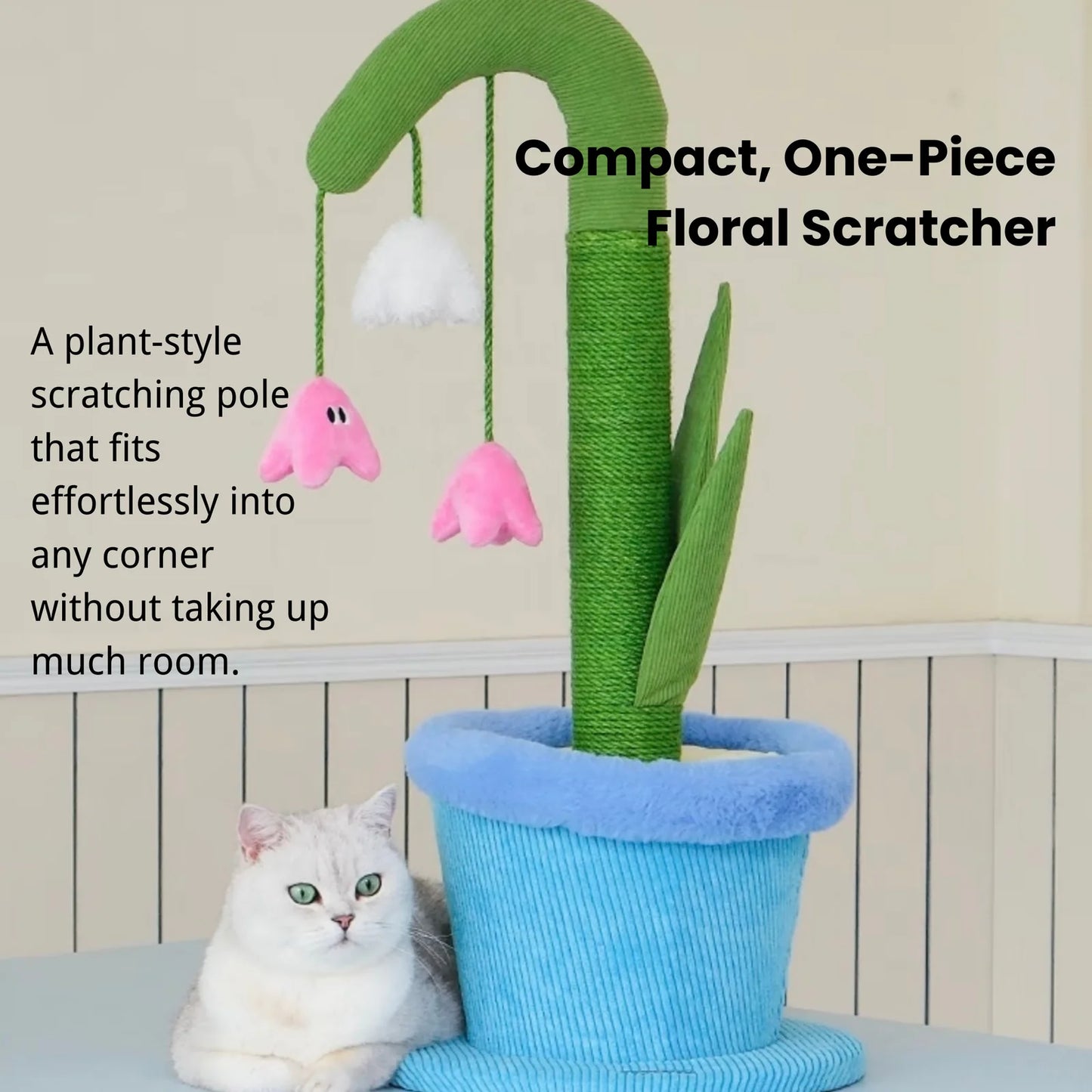 ZEZE Blooming Lily Cat Scratch Post