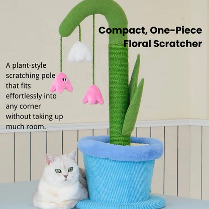 ZEZE Blooming Lily Cat Scratch Post
