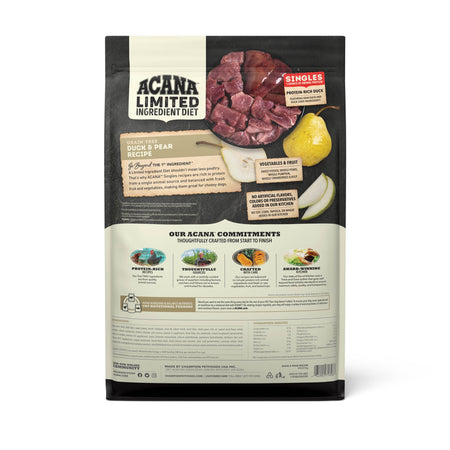 Acana Singles Duck & Pear Recipe Dog Food