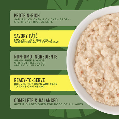 Tiki Dog® Savory Pâté: Chicken, Lamb & Lamb Liver Recipe 3oz*4