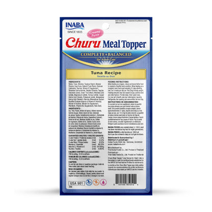 Inaba Cat Churu Meal Topper - Tuna Recipe 56g - 3pk