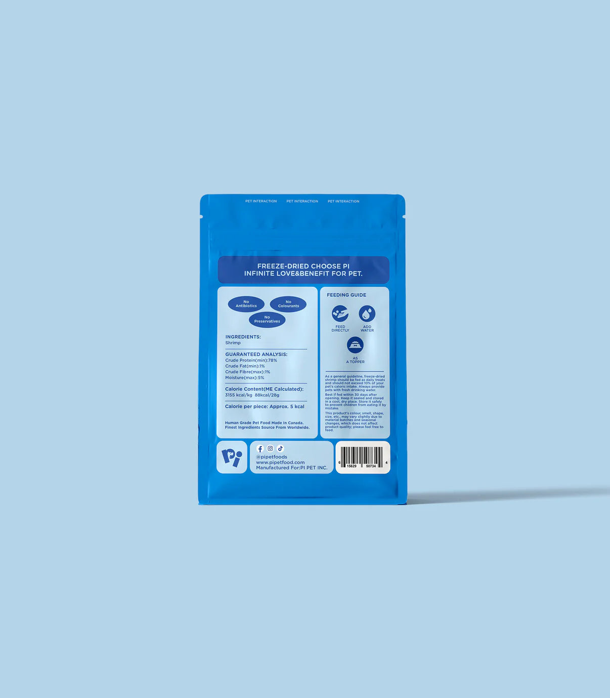 PIPET - FREEZE-DRIED SHRIMP 28G