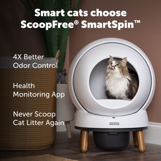 PetSafe ScoopFree SmartSpin Self Cleaning Litter Box Cat 1pc