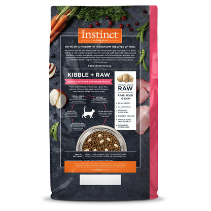 Instinct Raw Boost Grain Free With Real Rabbit Indoor Health Cat 4.5lb