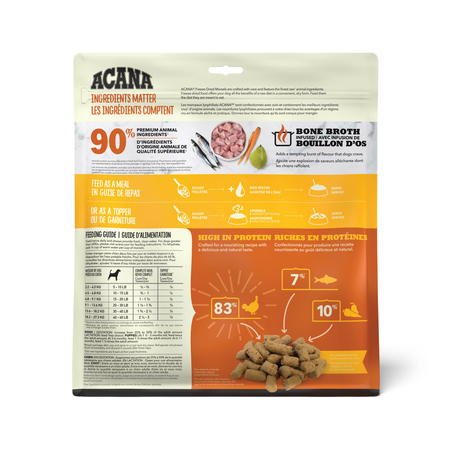 Acana Freeze-Dried Morsels Free-Run Turkey Recipe Dog Food