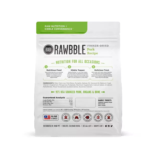 Bixbi rawbble dog food best sale