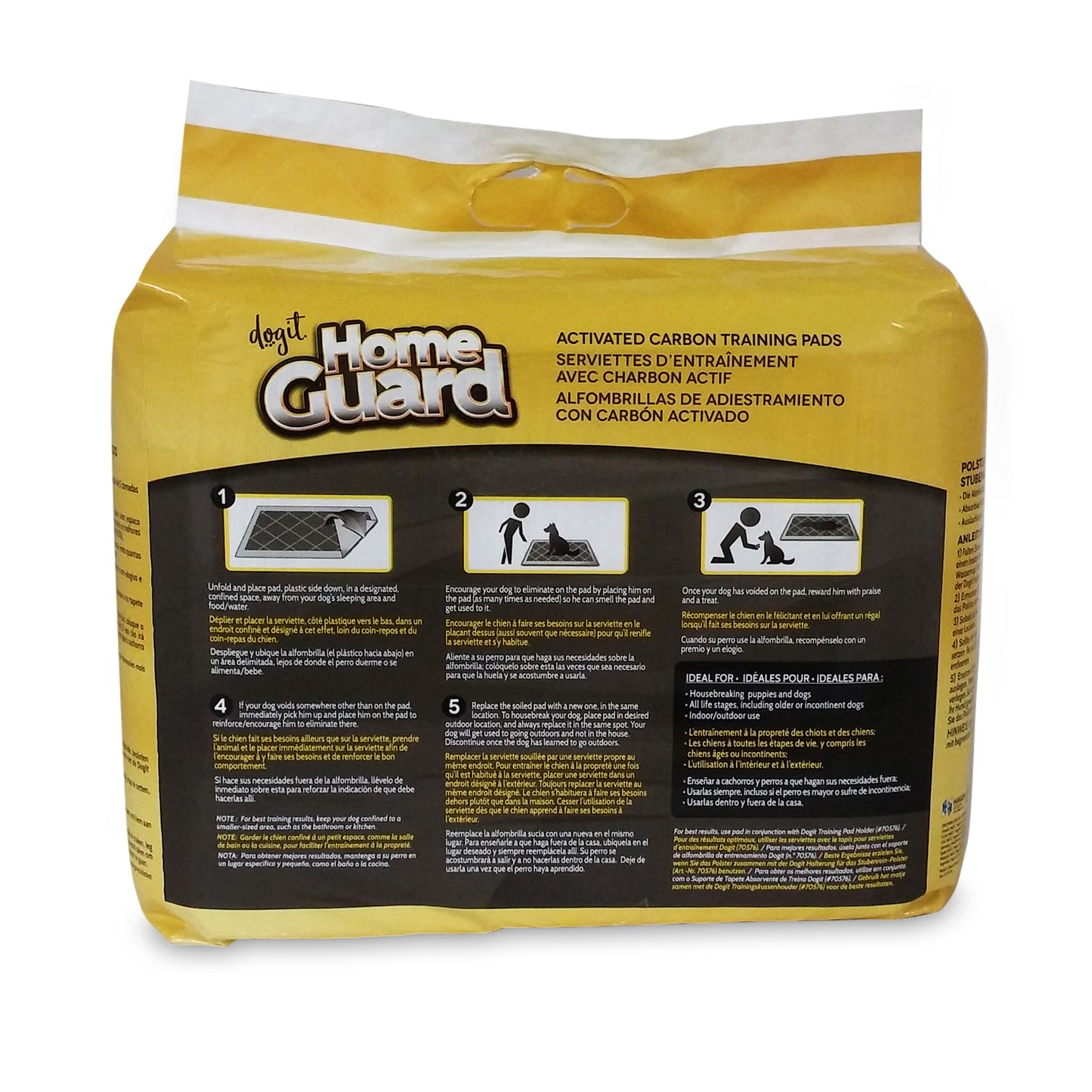 Dogit Home Guard Activated Carbon Training Pads for Dogs - Medium - 100 pack