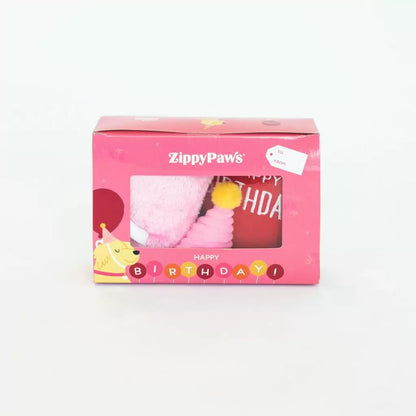 Zippy Paws Pink Birthday Box - 3pc
