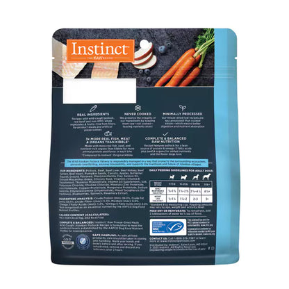 Instinct Freeze-Dried Raw Meals Grain-Free Dog Food Alaskan Pollock Recipe