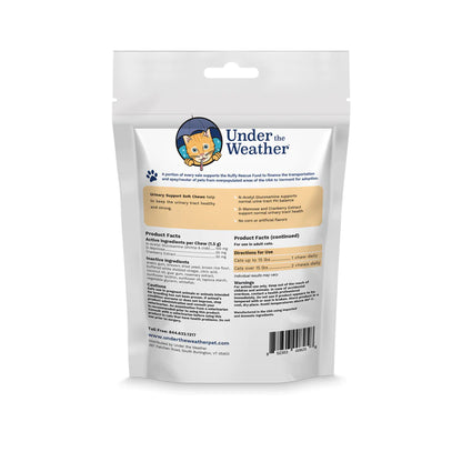 Under the Weather - Soft Chew Cat Supplements - Urinary Support