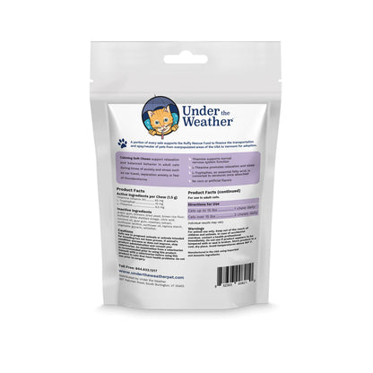 Under the Weather - Soft Chew Cat Supplements - Calming