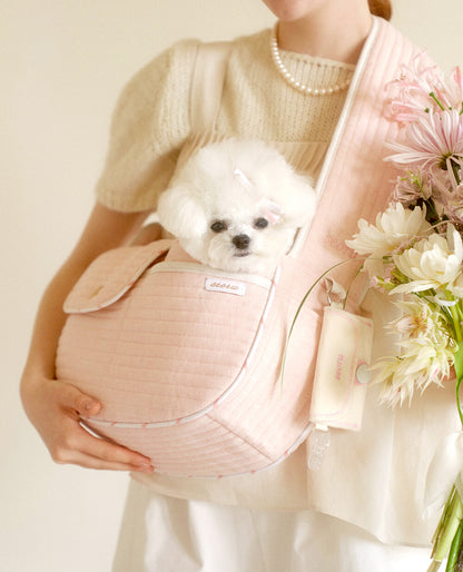 Seoru - Classic shell pet bag (pink)