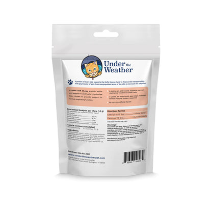 Under the Weather - Soft Chew Cat Supplements - L-Lysine