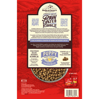 STELLA & CHEWY'S® PUPPY CAGE-FREE CHICKEN RAW COATED KIBBLE DRY DOG FOOD