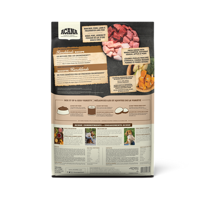 Acana Highest Protein Ranchlands Recipe Dog Food