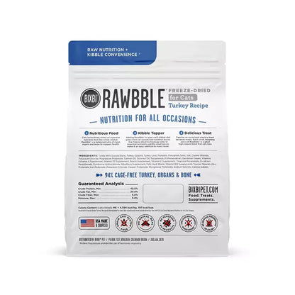 Bixbi Rawbble Cat Freeze Dried Turkey