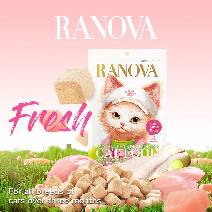 Ranova Premium Freeze-Dried Raw Chicken Cat Food 100G