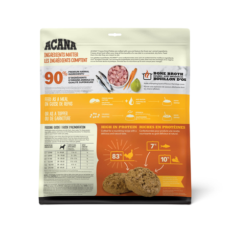 Acana Freeze-Dried Patties Free Run Turkey Recipe Dog Food