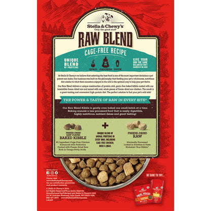 STELLA & CHEWY'S® CAGE-FREE RECIPE RAW BLEND KIBBLE DRY DOG FOOD