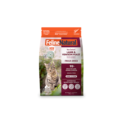 Feline Natural™ New Zealand Lamb & Venison Feast Freeze Dried Cat Food