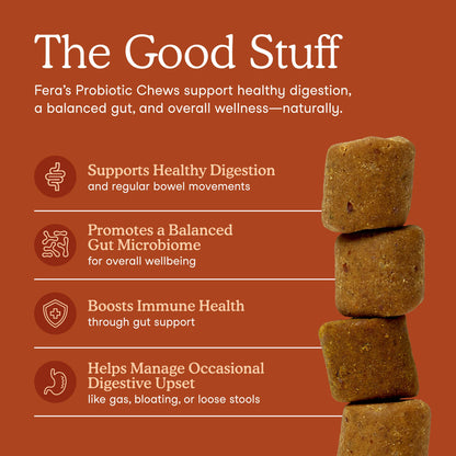 Fera Pets – Probiotics – Soft Chews for Dogs – 90ct