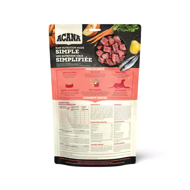 Acana Freeze-Dried Morsels Ranch-Raised Beef Recipe Dog Food