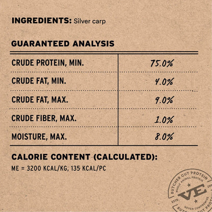 Vital Essentials® RAW BAR Freeze-Dried Raw Silver Carp Filet Dog Snacks