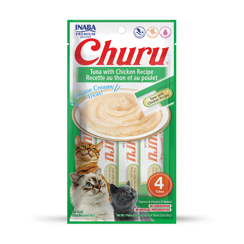 Inaba Cat Churu - Purées - Tuna with Chicken Recipe