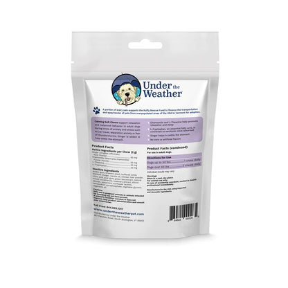 Under the Weather - Soft Chew Dog Supplements - Calming