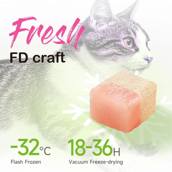 Ranova Premium Freeze-Dried Raw Chicken Cat Food 100G