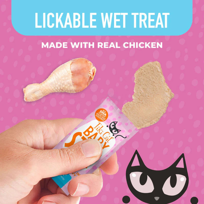 Tiki Cat® Baby STIX™ with Chicken in Creamy Gravy Kitten Treat Jar (42ct)