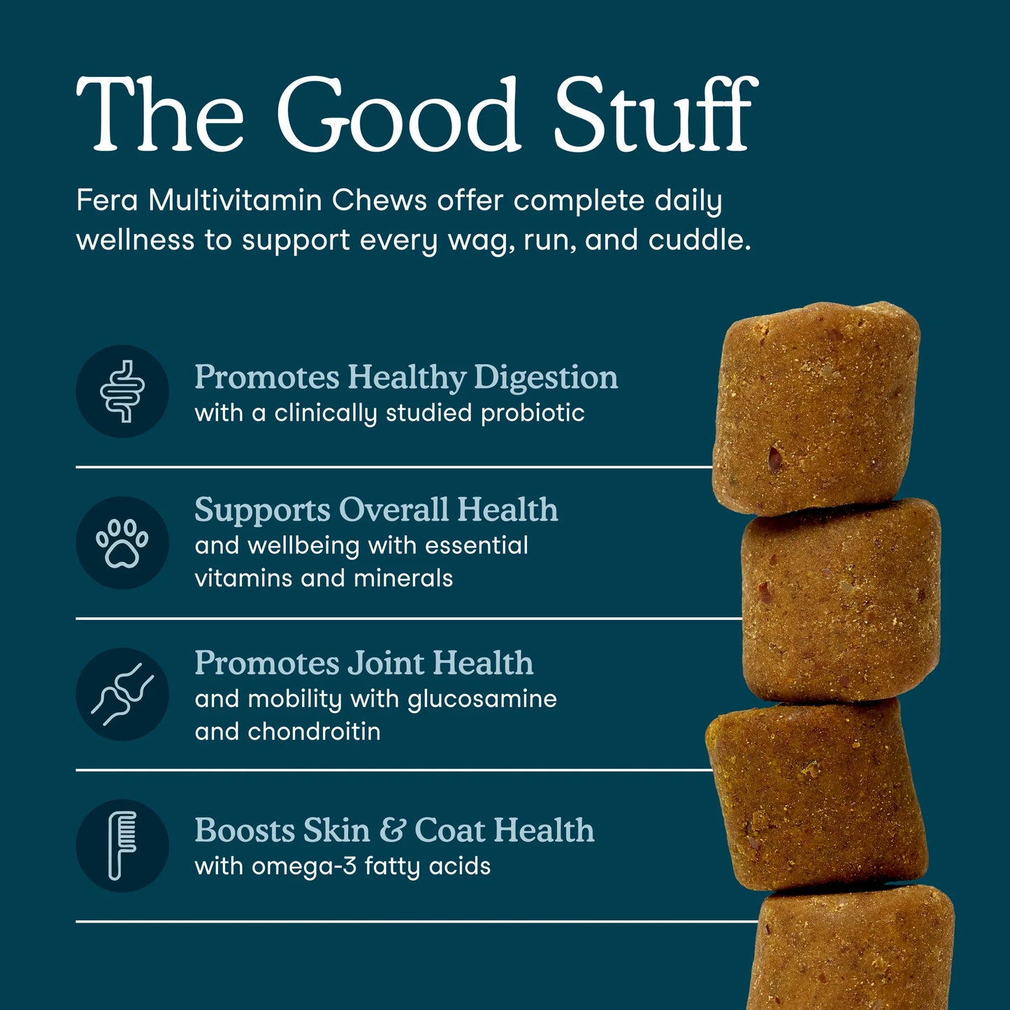 Fera Pets – Multivitamin – Soft Chews for Dogs – 90ct