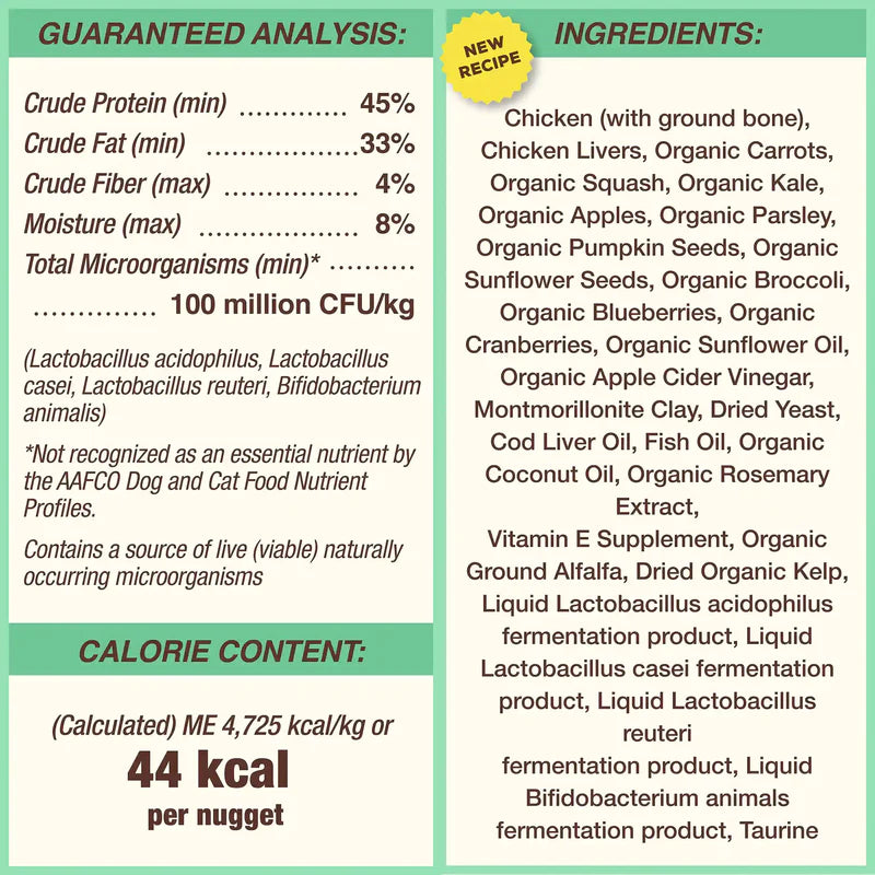 Primal Freeze Dried Chicken Nuggets Dog