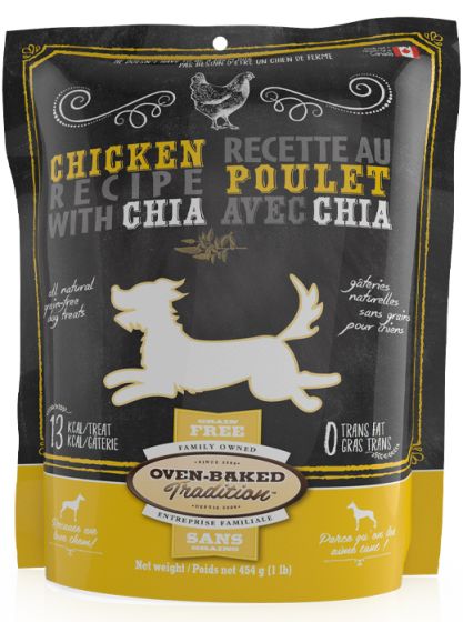 Oven-Baked Tradition Dog Treat Grain-Free 454g - 4 flavors