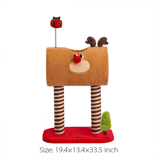 Zeze Christmas Deer Cat Frame